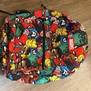 Marvel Red and Black Zippered Bag